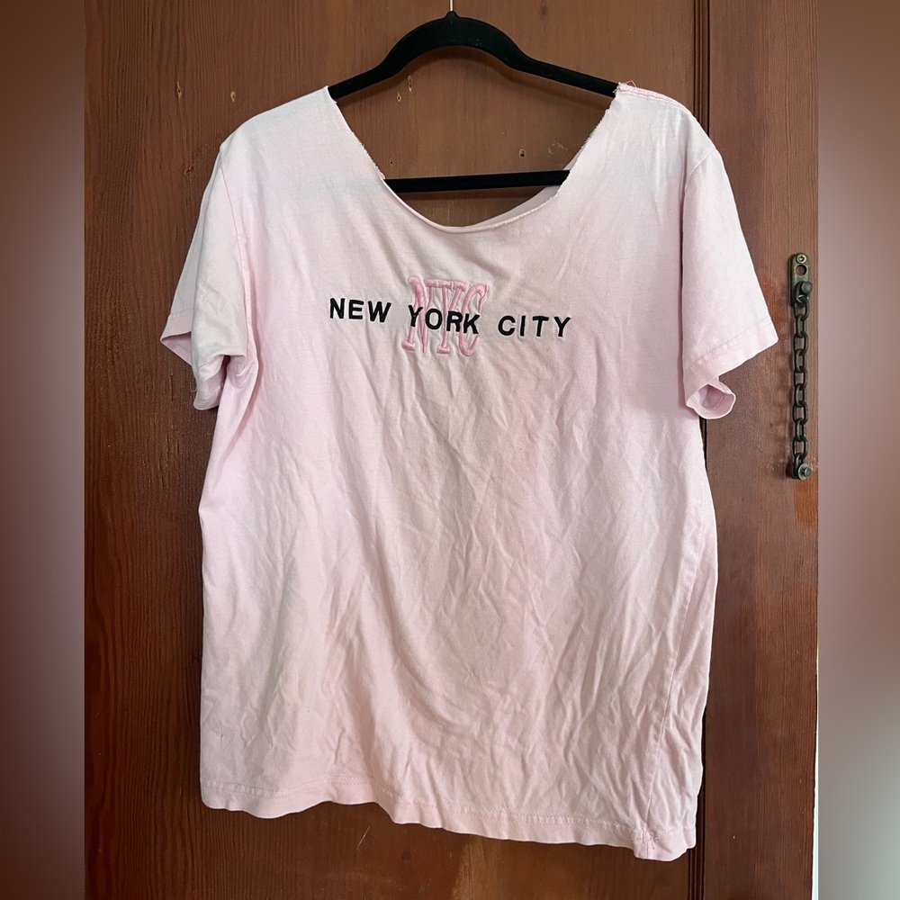 Pink Graphic Women's Top